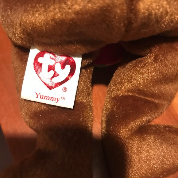 Ty Christmas Bears; Goody w/Gingerbread Yummy w/Peppermint & Tasty w/Candy Cane - Picture 10 of 14